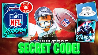 NFL Universe Football NEW ADMIN Codes! *SECRET*