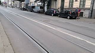 Look at street of molenbeek and the Tram //Brussels Belgium 🇧🇪 🤣