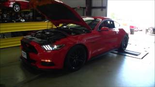 2015 Mustang GT 5.0 Competition Orange Dyno