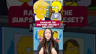 RAMALAN THE SIMPSONS MELESET?! | Jessica Natania #shorts #kamalaharris #donaldtrump