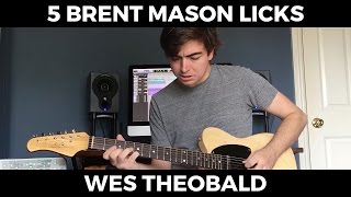 Brent Mason Guitar Lesson - Country Guitar Licks | Wes Theobald