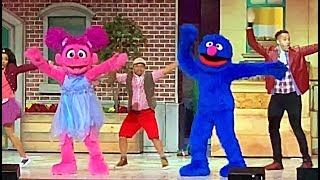 Sesame Street ABBY CADABBY and GROVER Dancing RAP. Who Are The People in Your Neighborhood Song