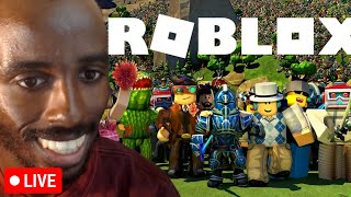 PLAYING ROBLOX LIVE