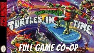 TMNT: Turtles in Time | One Controller Two Turtles | Complete Game Longplay