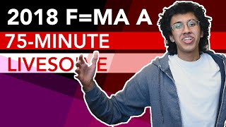 F=ma Practice Exam Livesolve!! - 2018 F=ma A Timed Walkthrough