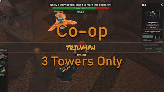 3 Towers Only Per Player (Co-Op) | Roblox Tower Battles Halloween 2020