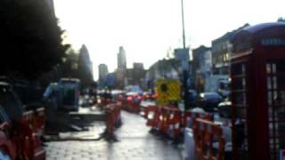 London Congestion: Ambulance blocked by cars