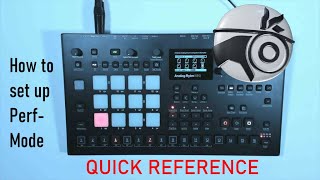 Elektron Analog Rytm MK2 | Performance Mode | Quick Guide