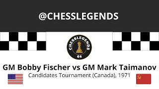 Bobby Fischer vs Mark Taimanov: The Most One-Sided Chess Match Ever.