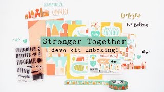 Illustrated Faith Devotional Kit Unboxing | Stronger Together