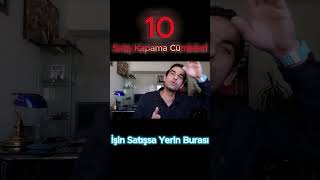 Satış Kapama Cümleleri 10 #pazarlama #satış