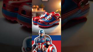 SUPERHEROES BUT CROCS SANDALS | Characters from (marvel & DC) #avengers #shorts #marvel