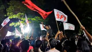 SFI ASA DSU panel হায়দ্রাবাদ ইউনিভার্সিটির ছাত্র সংসদ নির্বাচনে জয় লাভ করে, সকলকে সংগ্রামী অভিন্দন।