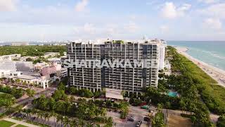 W Hotel South Beach Miami Vacation Aerial Stock Footage (November 2021)