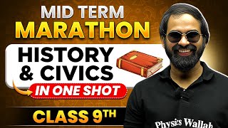 ICSE CLASS 9 HISTORY & CIVICS in One Shot 🔥| Term 1 | Force Marathon Series | ICSE Wallah