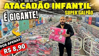 ACHEI NO BRÁS | ROUPAS INFANTIL BARATA SÓ R$8,90, A MAIOR DISTRIBUIDORA MODA INFANTIL BRÁS ATACADO