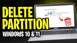 How to Delete a Drive Partition on Windows 10 and Windows 11 - EASY (2024)