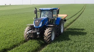 🇫🇷 Apport d'engrais sur blé | New Holland | Amazone | Drone