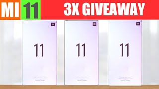 Mi 11 Unboxing & First Look + 3X Giveaway | 108 Mp Camera | 3X Giveaway | 5G Phone | Snapdrogon 888