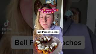 Bell Papar Nachos | Keto Diet Recipe - #shorts #youtubeshorts