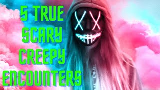 5 True Scary Creepy Encounter Stories Told In The Rain!!!