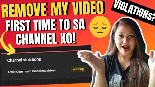 BINURA NI YOUTUBE VIDEO KO? | YOUTUBE REMOVED FOR VIOLATING COMMUNITY GUIDELINES | SARAH JANE SEMIC