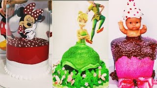 Pull me up doll cake -compilation//amazing model trending pull me up cake...