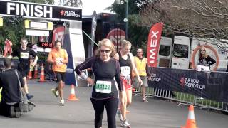 Finish line rotorua marathon 2015