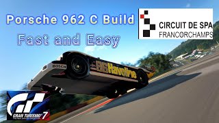 GT7 Spa 800 w/ Porsche 962C Smooth and Fast Build V 1.50