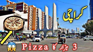 First Time in Karachi | Teen Talwar | Eating Pizza Rs 3000 Vlog