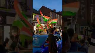 Victory celebration in Leicester UK 🇬🇧 India Vs Pakistan