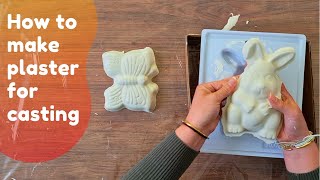 How to make plaster for casting