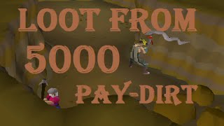 Loot from 5000 Pay-dirt