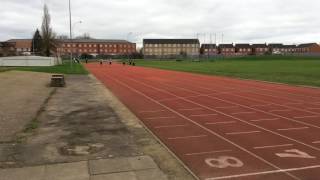 Womens 100m heat 1