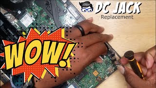 Replacing a DC Jack on a Dell Inspiron [w/TIMELINE] 15 7000-7586 #dell #inspiron #geektweek