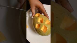 How to easy mango carving art #shortsfeed #easyfruitcarving #mango