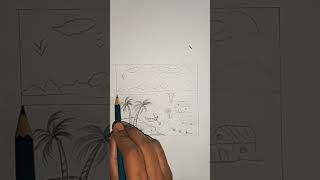 scenery drawing#revodrop #shortvideo #shorts