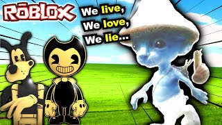 BENDY MEETS SMURF CAT! (BATIM Smurf Cat Roblox)