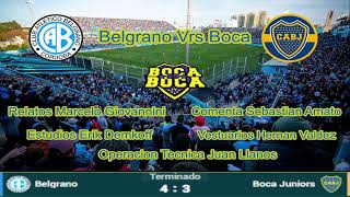 BELGRANO VS BOCA EN VIVO | Relato CALIENTE |