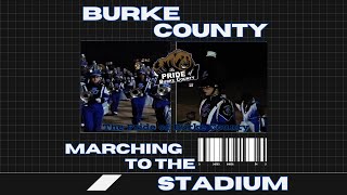 #BurkeCounty High School || Marching in to the Stadium || (11.22.24)