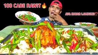 100 CABE 🥵 MUKBANG BAKSO BERANAK TETELAN LAVA MANDI KUAH CABE RAWIT TERPEDAS