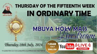 Catholic Mass Today |Daily TV Mass, Thursday 18th July, 2024