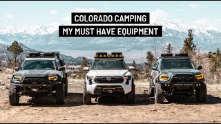 Colorado Camping | Must have Camping Equipment