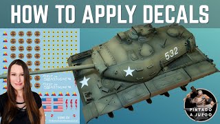 👩‍🏫How to Apply Decals on Scale Models and Miniatures👩‍🏫👉 EASY TUTORIAL👈