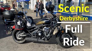 Full Scenic Ride to Ripley in Derbyshire on my Kawasaki Vulcan S