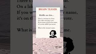 BRAIN TEASER #brainteasers #iqtest #riddles