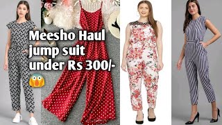 Affordable jumpsuit Meesho haul under 300/- shorts