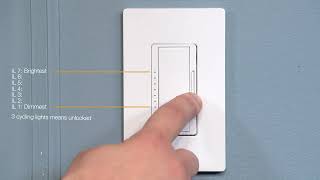 Lutron Maestro Dimmers: Setting Preset Light Options