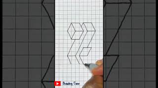 cool 3d satisfying illusion easy #shorts #art #drawing #viral #artist #painting