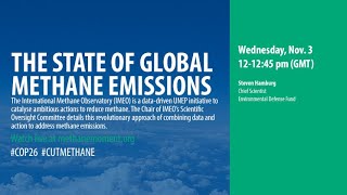 The State of Global Methane Emissions|COP26